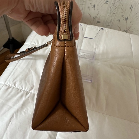 Coach Brown Leather Wristlet